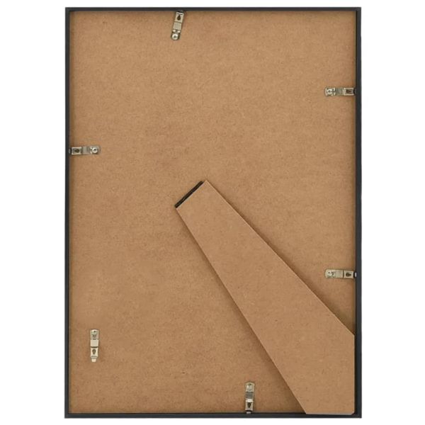 Фоторамки за колаж, 3 бр, за маса, черни, 15x21 см, MDF