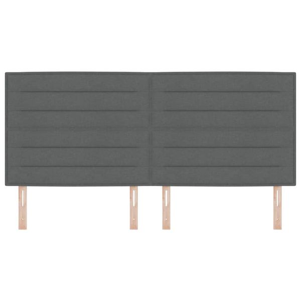 LED глава С LED лентисти светлини Тъмен сив 200 cm Полиестер