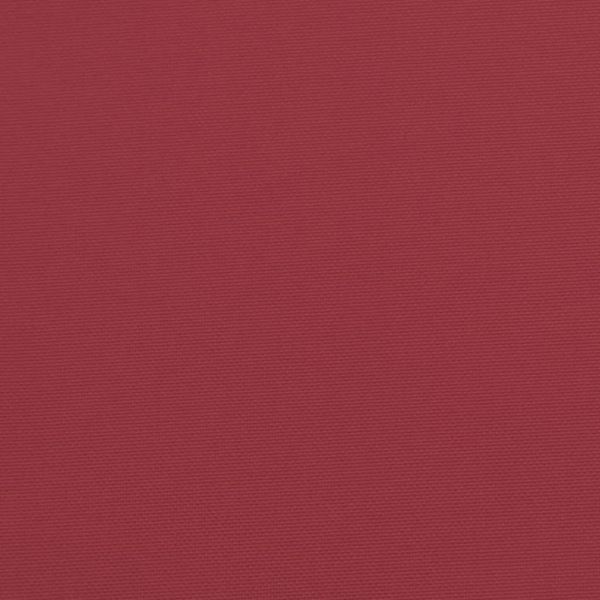 Палетна възглавница, виненочервена, 120x40x12 см, текстил