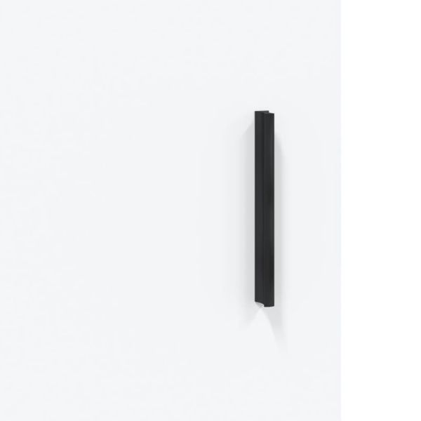 Стенен шкаф бял 34,5x34x90 см