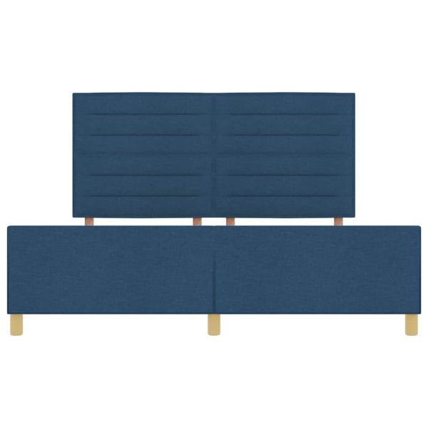Рамка за легло с таблото Синьо 180 x 200 cm текстил