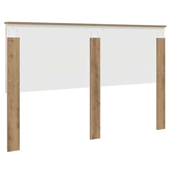 Облегалка за глава с таблото Дъб 160 cm Инженерно дърво