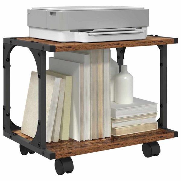 Стойка за принтер Старо дърво 41 x 28 x 33.5 см Инженерно дърво