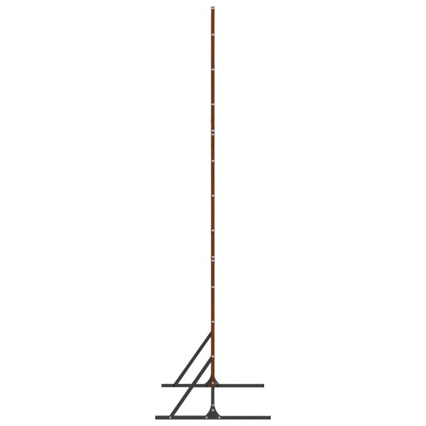 Екран за уединение Сив 100 x 50 x 180 см Стомана