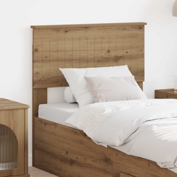 Облегалка за глава Дъб 80 cm Инженерно дърво