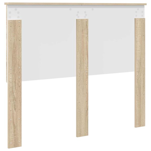 Облегалка за глава Сонома дъб 135 cm Инженерно дърво