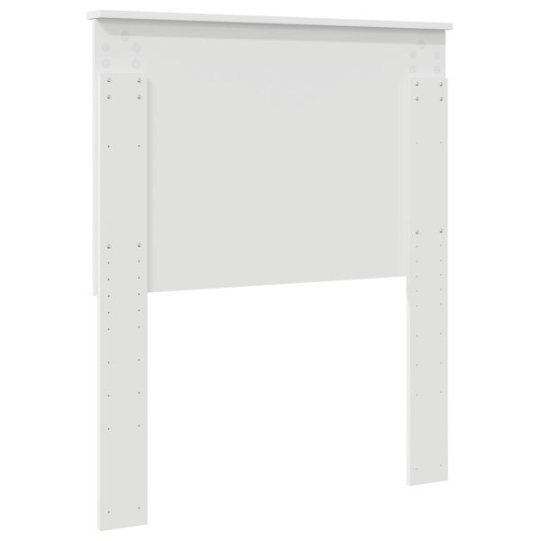 Облегалка за глава с таблото Бяло 80 cm Инженерно дърво