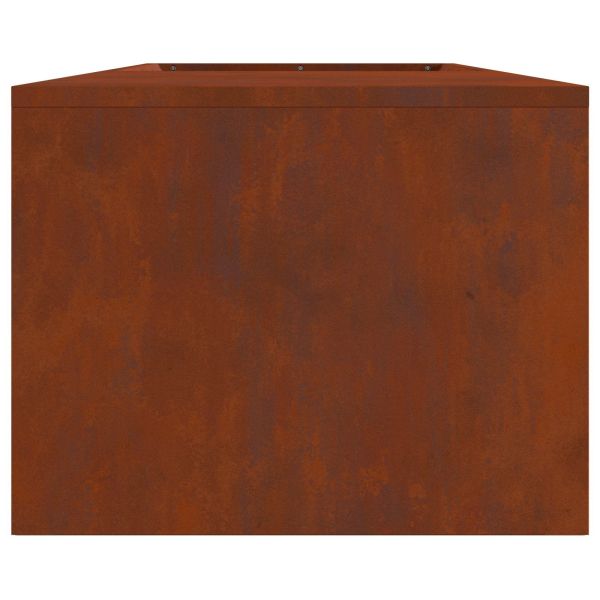 Огнище Кафяво 160 х 45 х 35 см Стомана