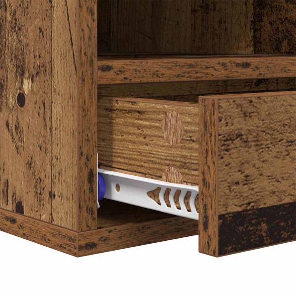 Стойка за принтер Старо дърво 40 x 32 x 24 см Инженерно дърво