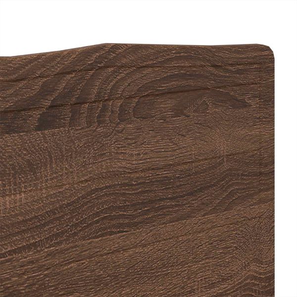 Облегалка за глава Кафяв дъб 180 cm Инженерно дърво