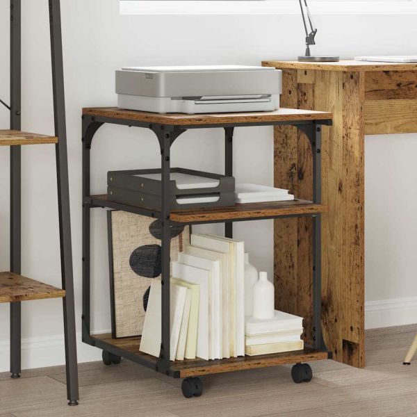 Стойка за принтер Старо дърво 43 x 48 x 64 см Инженерно дърво