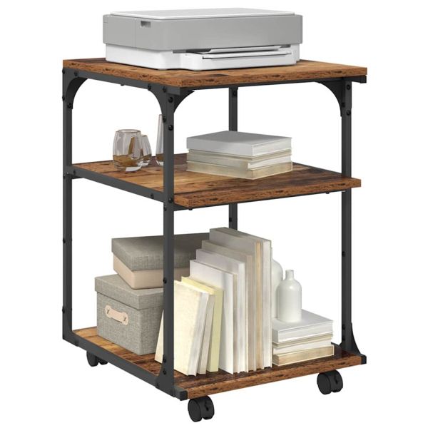 Стойка за принтер Старо дърво 43 x 48 x 64 см Инженерно дърво