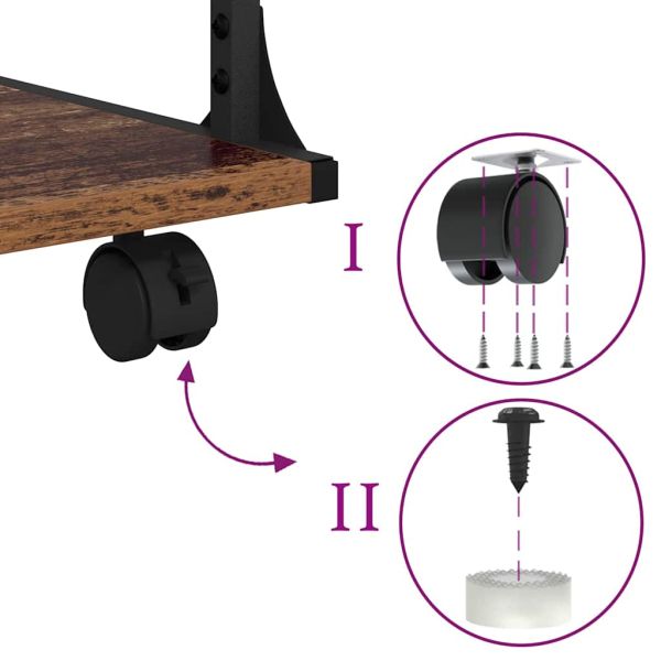 Стойка за принтер Старо дърво 43 x 48 x 64 см Инженерно дърво