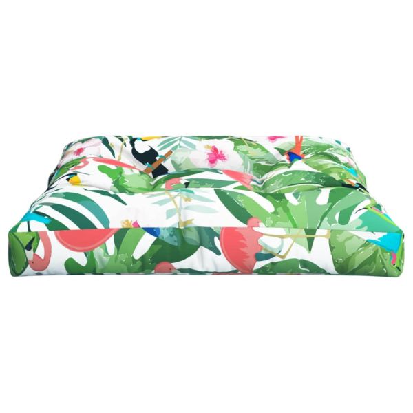 Палетна възглавница, многоцветна, 70x70x12 см, текстил