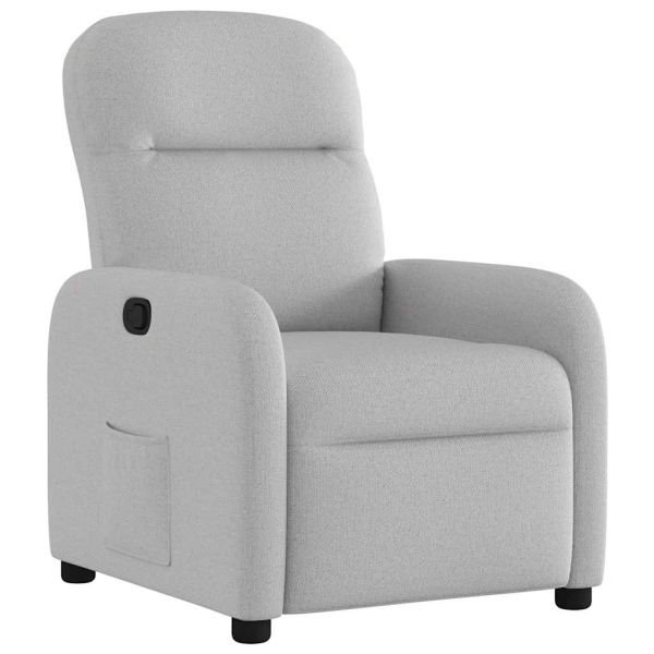 Recliner Chair Cloud Grey Fabric