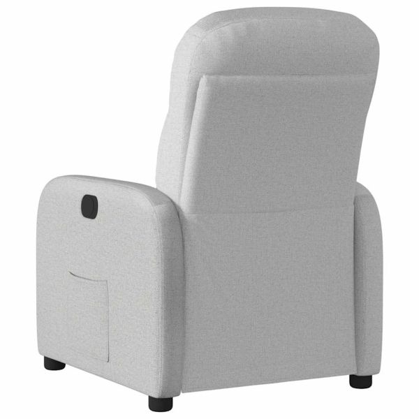 Recliner Chair Cloud Grey Fabric