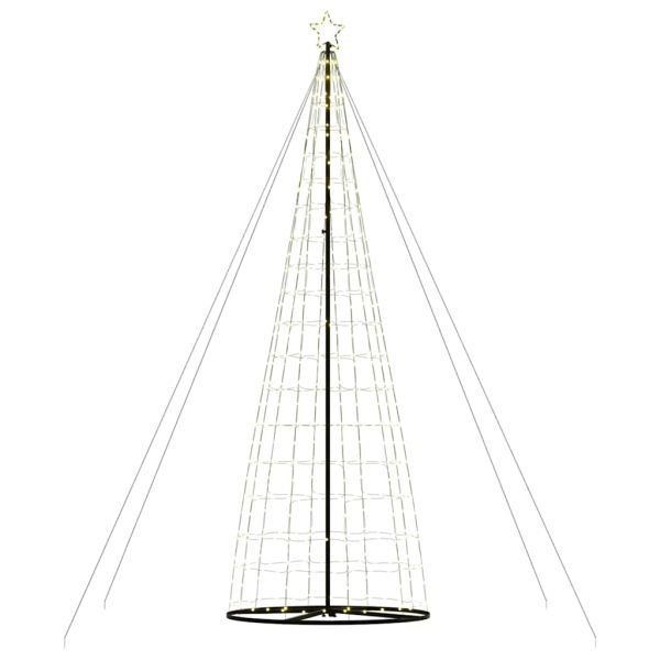 LED коледна елха 1534 светодиода топло бяло 500 см