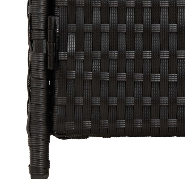 За шкафове с рафт Черно 70 x 50 x 87 см Полиестер и Роли Ратен