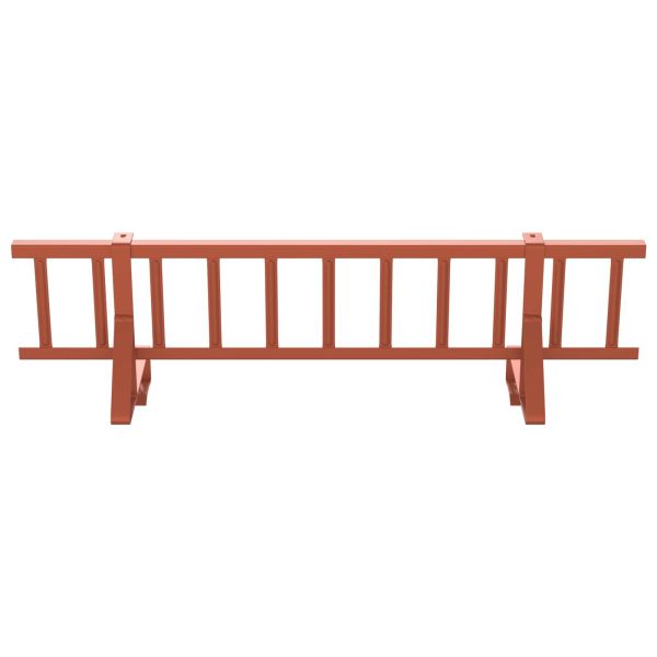 Снегозадържател за покрив Червено 300 x 29,5 x 34,5 см Стомана