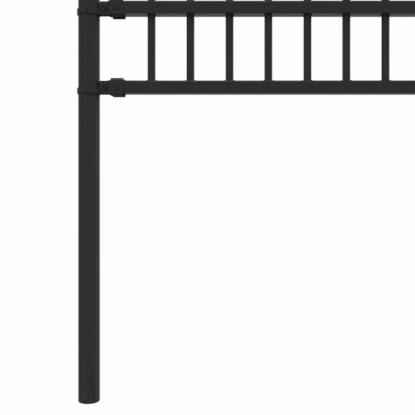 Ограда с Spike пръстен Черно 200 x 130 см