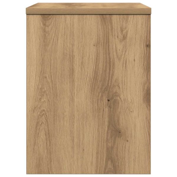 Нощно шкафче, дъб артизан, 40x30x40 см, инженерно дърво