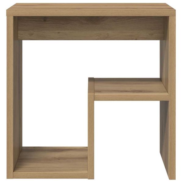 Нощни шкафчета, 2 бр, дъб артизан, 40x30x40 см, инженерно дърво