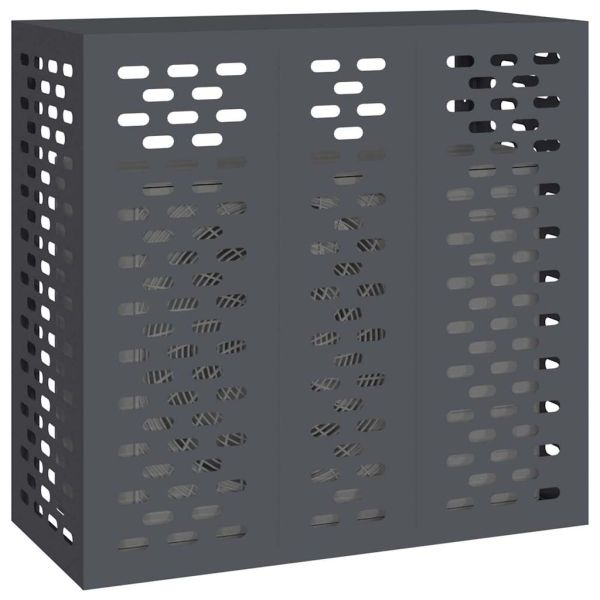 Покритие за климатик Антрацит 110 x 50 x 105 см Стомана