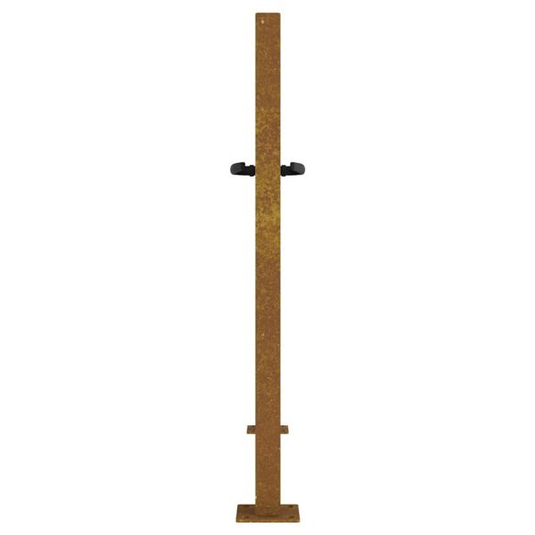 Градинска порта 100x75 см, кортенова стомана