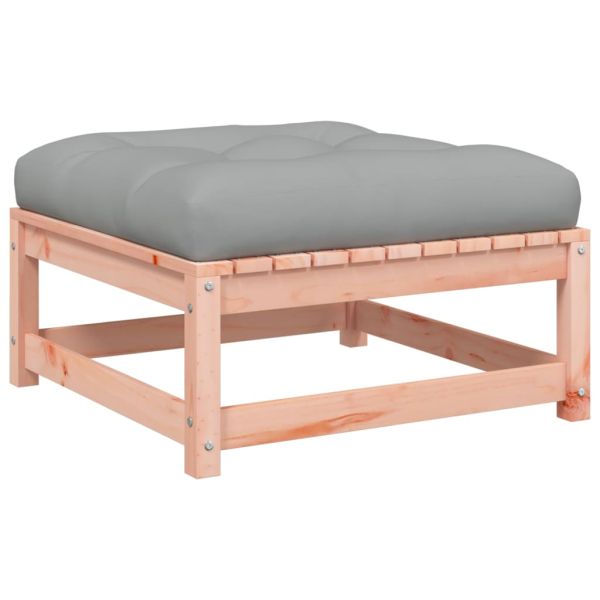 Градински комплект с възглавници, 6 части, дугласка ела масив