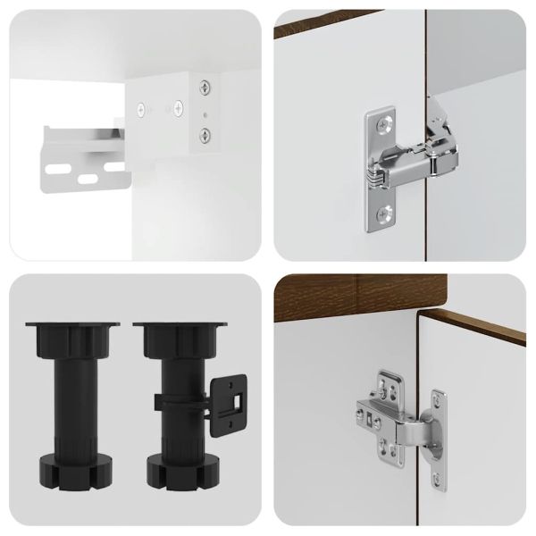 Комплект кухненски шкафове от 11 части Porto, инженерно дърво