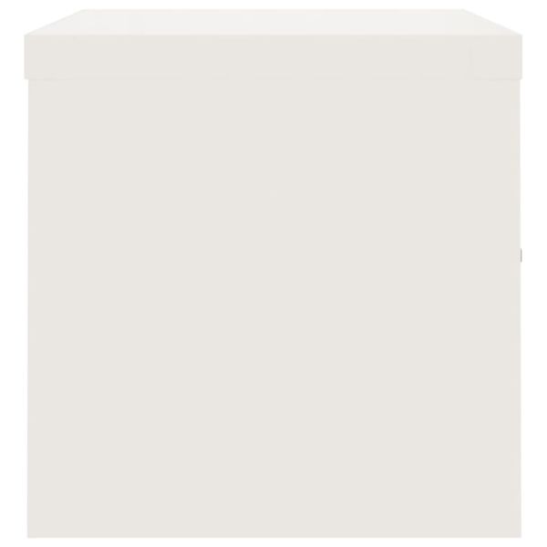 Шкаф за папки бял 90x40x40 см стомана