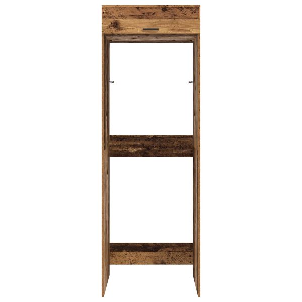 Шкаф за пералня Старо дърво 67,5 x 68 x 200 см Инженерно дърво