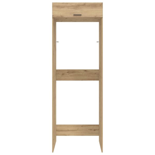 Шкаф за пералня с врата Дъб 67,5 x 68 x 200 см Инженерно дърво