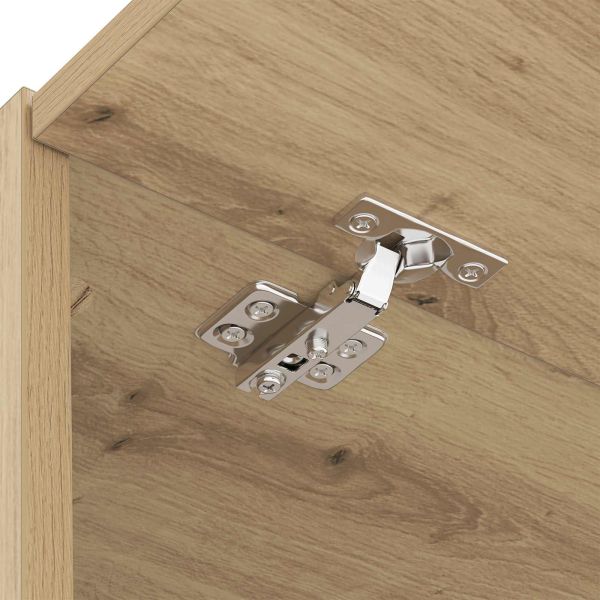 Шкаф за пералня с врата Дъб 67,5 x 68 x 200 см Инженерно дърво