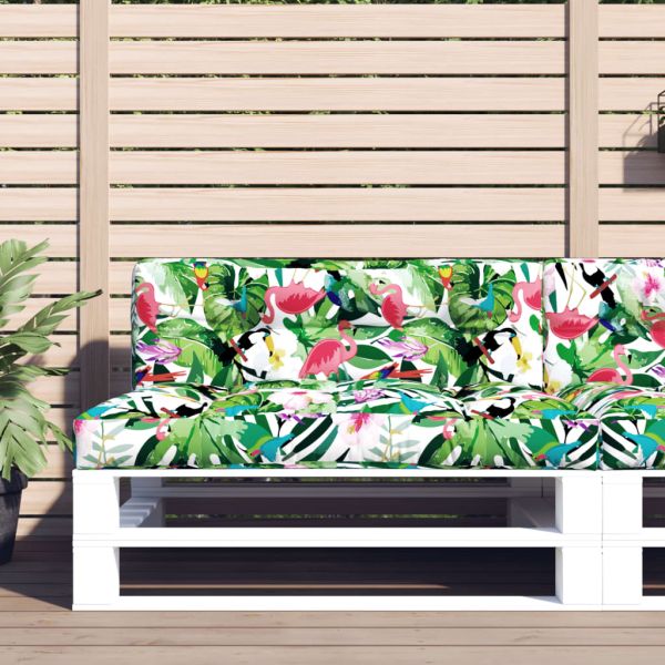 Палетна възглавница многоцветна 120x40x12 см текстил