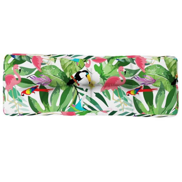 Палетна възглавница многоцветна 120x40x12 см текстил