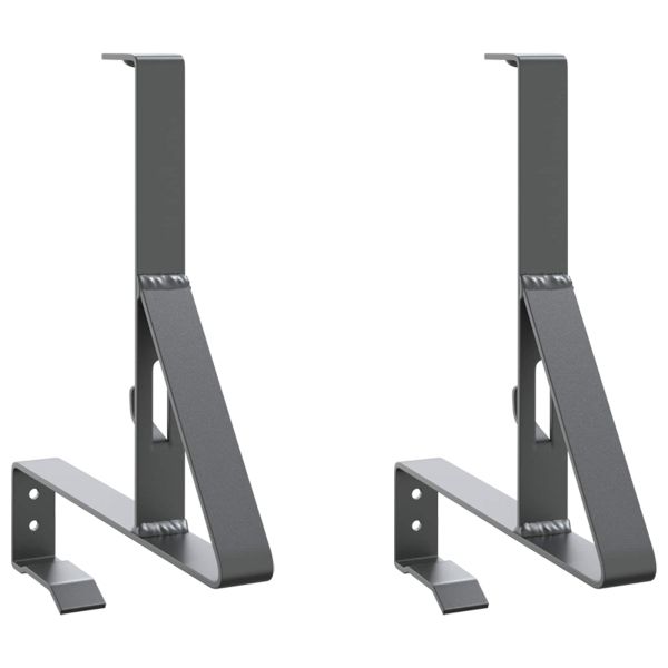 Поддръжка на снегозащита 2 pcs Антрацит 29,5 x 3 x 34,5 см