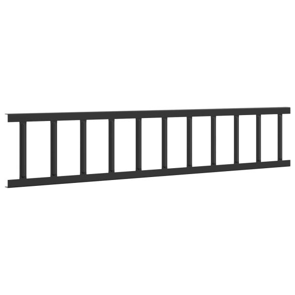 Снегозадържател за покрив 1200 x 2,5 x 20 см Стомана