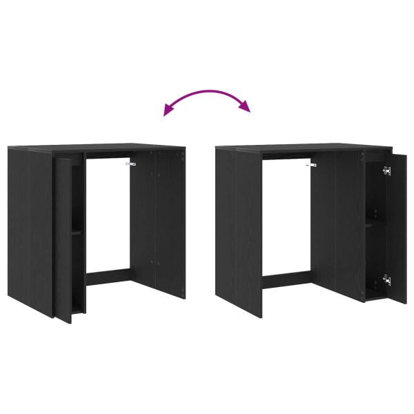 Шкаф за пералня Черния дъб 87 x 60 x 89 см Инженерно дърво