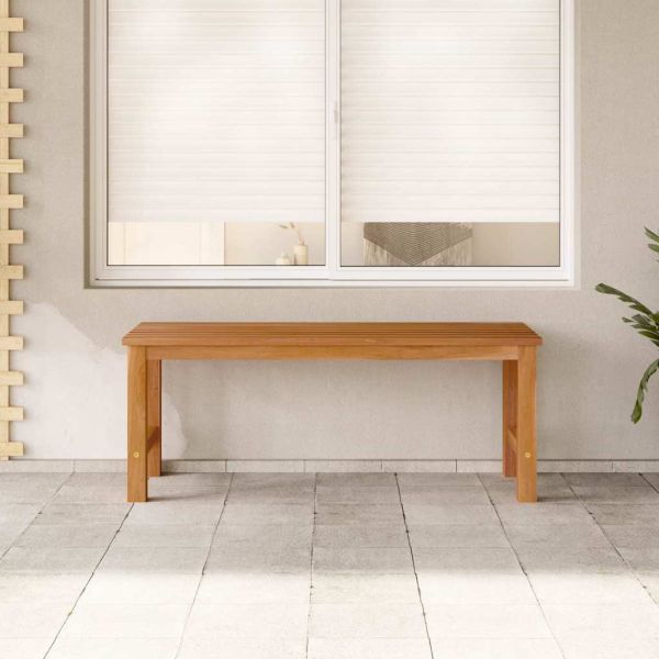 Градинска пейка, 114 см, тик масив