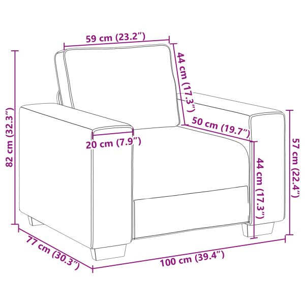 Диван 3 pcs Ветровито червено 219 x 80 x 82 см