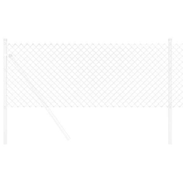 Оградa от мрежа Сребрист 25 x 0,4 m Поцинкована стомана