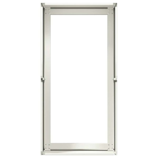 Кашпа, бяла, 40x80x40 см, студеновалцувана стомана