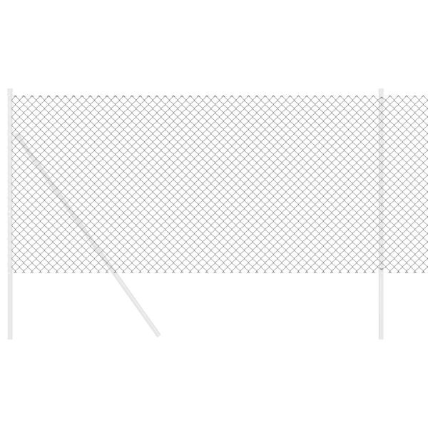 Оградa от мрежа Сив 10 x 1,4 м Стомана