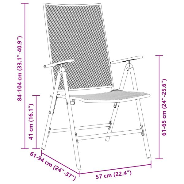 Комплект за хранене в градината 9 pcs Антрацит Стомана