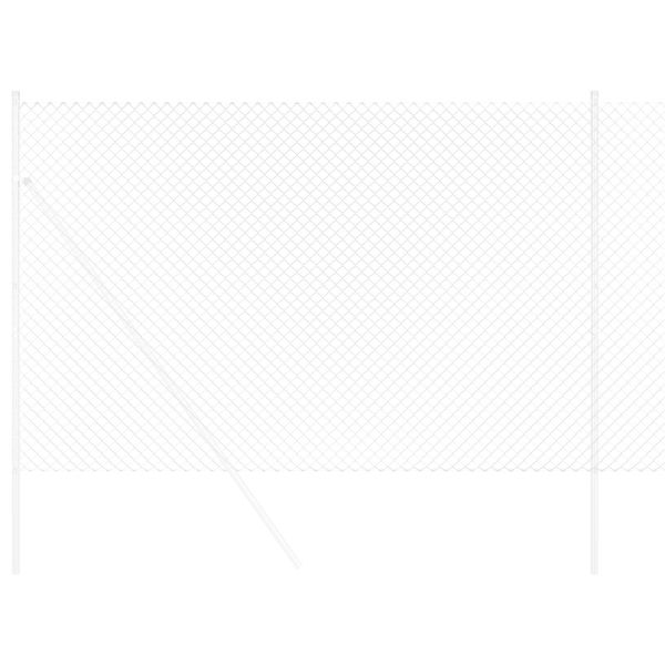 Оградa от мрежа Сребрист 10 x 1,6 m Поцинкована стомана