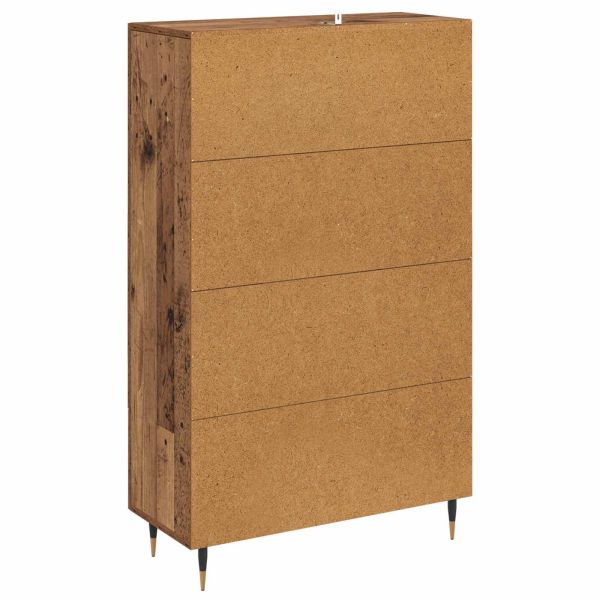 Висок шкаф Старо дърво 69,5 x 31 x 115 см Инженерно дърво