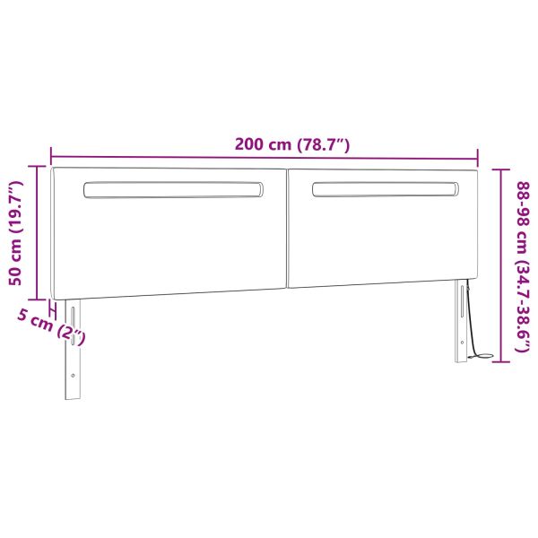 LED глава Капучино 200 cm Изкуствена