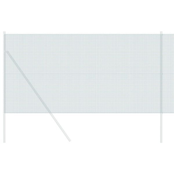 Заварена мрежа ограда Зелен 1.2 x 10 m