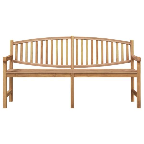 Градинска пейка, 179,5x60x90 см, тик масив